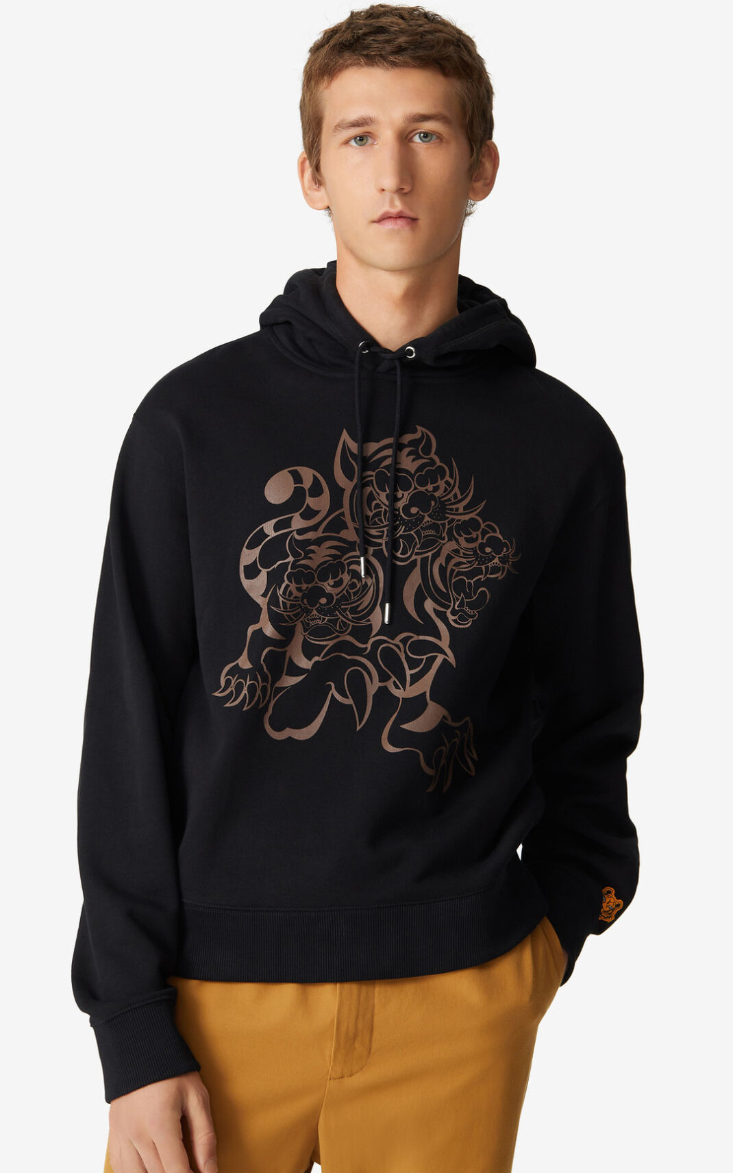 Kenzo x KANSAIYAMAMOTO Three Tigers Sudadera Hombre Negras | 2574068-ZR